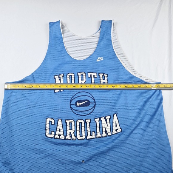 Vintage Nike UNC North Carolina Tar Heels Basketball Practice Reverse Jersey 2XL - Picture 5 of 9